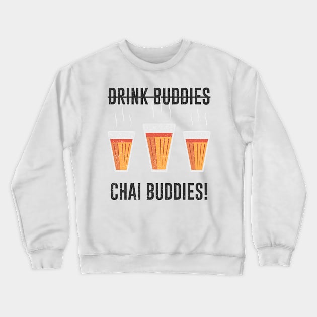 Funny Bohot Chai Hindi Quote Crewneck Sweatshirt by TheVintageChaosCo.